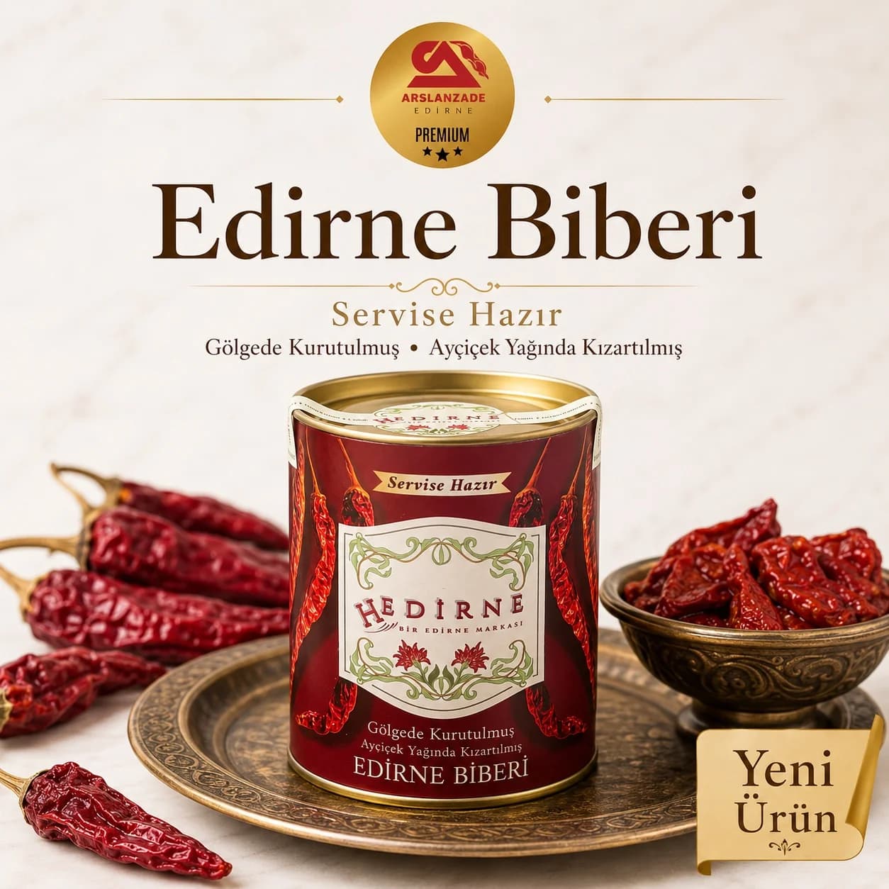 HEDİRNE Edirne Biberi – Servise Hazır